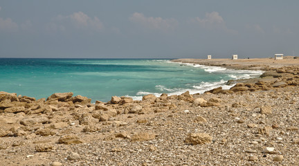 Fototapeta na wymiar Beautiful seascape of Oman, Arabian Peninsula