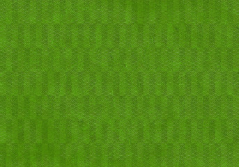 背景：青海波 市松模様 波 海 市松 伝統 和風 和柄 図案 壁紙 テクスチャー 緑 屏風