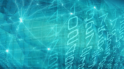 Algorithm for business and bank cloud of money numbers