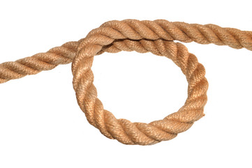 rope isolated on white background