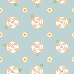 Seamless pattern inspired by henna painting patterns.Henna patterns consisting of floral,leaves, dots,dotted lines, circles, doodle for making fabric patterns, backgrounds, wallpapers,tattoo.