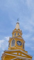 Fototapeta na wymiar Cartagena de indias, old city tower