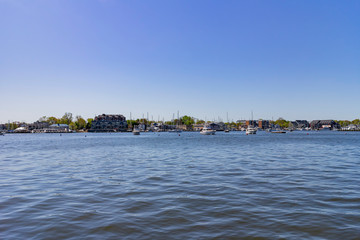 Obraz premium The harbor, Severn River at Baltimore