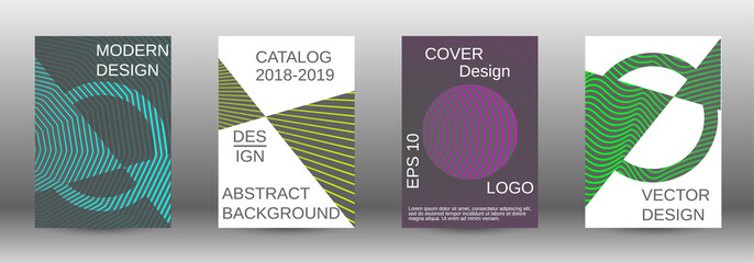 Creative backgrounds with abstract gradient linear