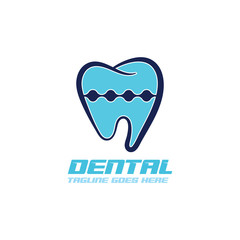 Dental care logo Template vector illustration icon design
