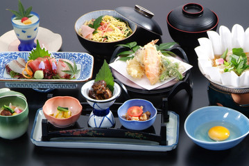 会席料理　和食　盛付