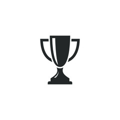 Trophy cup icon template color editable. Trophy cup award symbol vector sign isolated on white background illustration for graphic and web design.