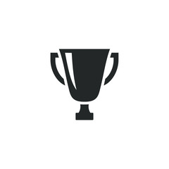 Trophy cup icon template color editable. Trophy cup award symbol vector sign isolated on white background illustration for graphic and web design.