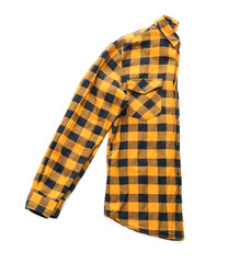 Stylish shirt on white background
