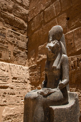 Obraz premium Temple Medinet Habu Egypt Luxor of Ramesses III is an important New Kingdom period structure in the West Bank of Luxor
