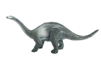 Brachiosaurus Dinosaur toy isolate on white background