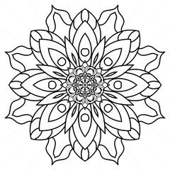 Gold Element Premium Mandala Design