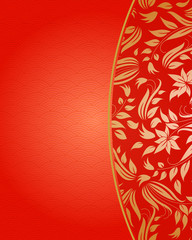The Traditional Chinese Background Template With The Clouds Texture