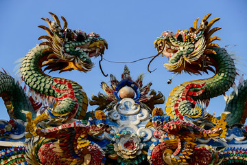 Beautiful photo of Wat Temple taken in thailand