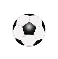 Fototapeta premium soccer ball on white background