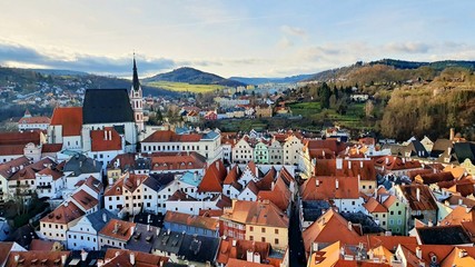 Cesky Krumlov town