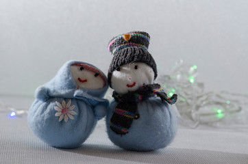 Christmas toys, beautiful blurred background, holiday.