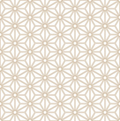 Seamless pattern based on Japanese ornament Kumiko