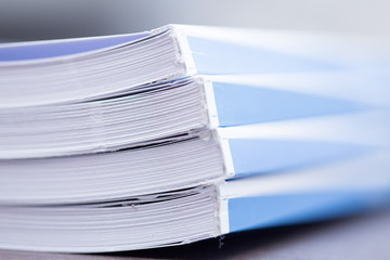 Production and gluing of books.