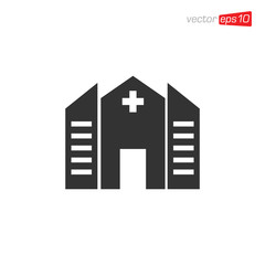 Hospital Icon Design Vector Template