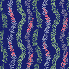 Watercolor background drawing Floral motifs