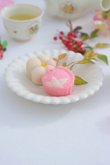 お正月の和菓子～めでたいと福梅