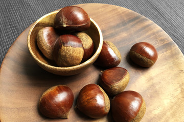 Chestnut close-up