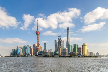 Shanghai Lujiazui Architecture Landscape Skyline
