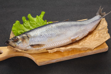Salted herring fish