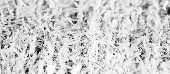 White snowflakes as abstract background