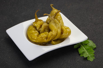 Pickled green pepper