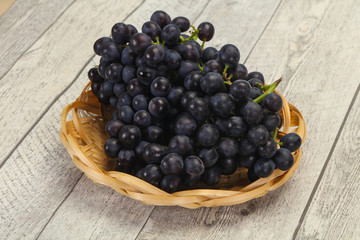 Fresh ripe sweet red grape