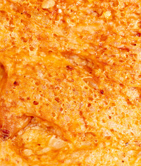 Brown bread crust as an abstract background