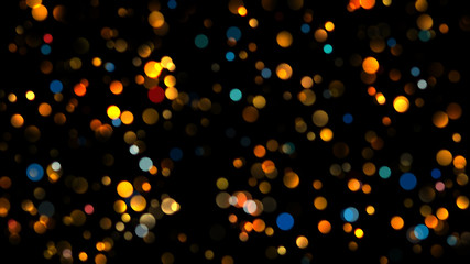 Abstract bokeh background with distortion effects.