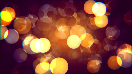 Abstract bokeh background with distortion effects.