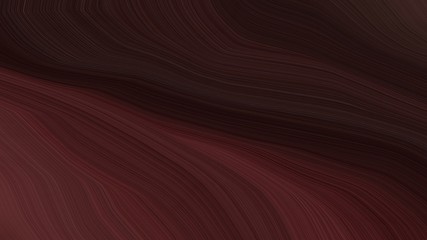 simple colorful smooth swirl waves background design with very dark pink, old mauve and black color