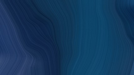 simple colorful modern waves background illustration with midnight blue, dark slate gray and teal blue color