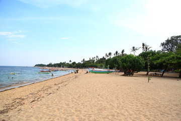 View of the beach in bali