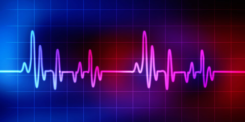 2D illustration medical structure background