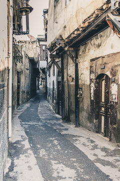 Bab tuma streets in Damascus Syria