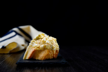 Russian salad and pintxo donostiarra