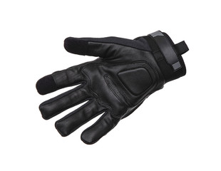 Military gloves, tactical gloves, protective gloves isolated white background. Wrist. Hunting Full Finger Gloves isolated on white