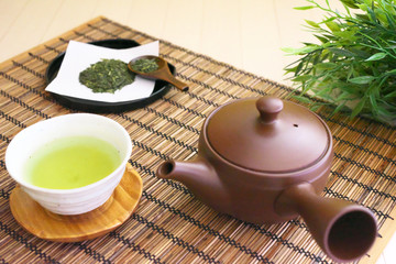 日本茶(お茶と急須)