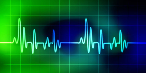 2D illustration medical structure background