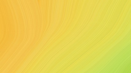 simple colorful elegant curvy swirl waves background illustration with pastel orange, dark khaki and khaki color