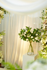 Flower decoration for wedding party 