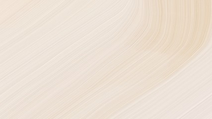 simple colorful modern curvy waves background illustration with antique white, pastel gray and tan color