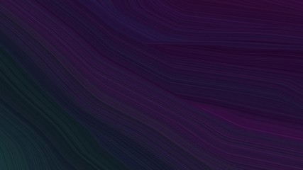 simple colorful modern soft curvy waves background design with very dark blue, very dark violet and black color