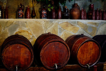 Vintage cask cellar production of cognac b