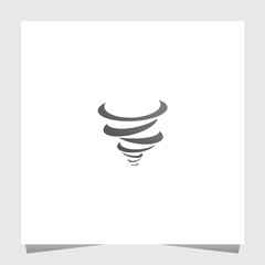 tornado wind logo inspirations template